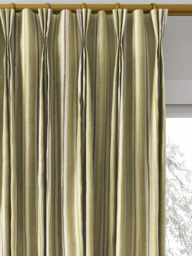 Clarke & Clarke Sackville Stripe Made to Measure Curtains or Roman Blind, Natural - thumbnail 6