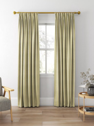 Clarke & Clarke Sackville Stripe Made to Measure Curtains or Roman Blind, Natural - thumbnail 5
