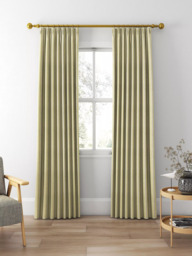 Clarke & Clarke Sackville Stripe Made to Measure Curtains or Roman Blind, Natural - thumbnail 3
