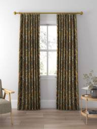 Designers Guild Uchiwa Made to Measure Curtains or Roman Blind, Ochre - thumbnail 3