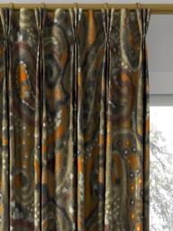 Designers Guild Uchiwa Made to Measure Curtains or Roman Blind, Ochre - thumbnail 6
