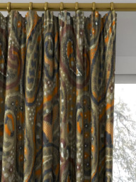 Designers Guild Uchiwa Made to Measure Curtains or Roman Blind, Ochre - thumbnail 2