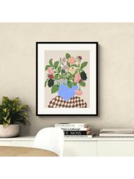 John Lewis La Poire Florals in Vase Framed Print, 52 x 62cm, Multi - thumbnail 2