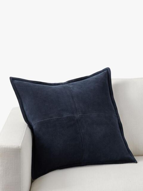Pottery Barn Pieced Suede Cushion Cover - image 1