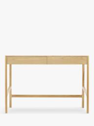The Conran Shop Domus 2 Drawer Desk, 60cm, Oak - thumbnail 3