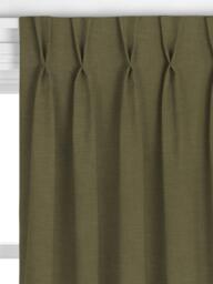 John Lewis Heavy Linen Blend Made to Measure Curtains or Roman Blind, Avocado - thumbnail 4