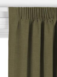 John Lewis Heavy Linen Blend Made to Measure Curtains or Roman Blind, Avocado - thumbnail 3