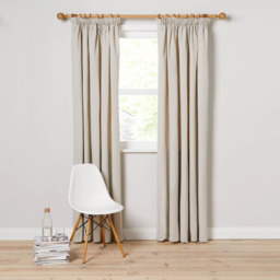 John Lewis Arlo Pair Lined Pencil Pleat Curtains - thumbnail 3