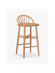 ercol for John Lewis Shalstone Bar Stool, Oak - thumbnail 1