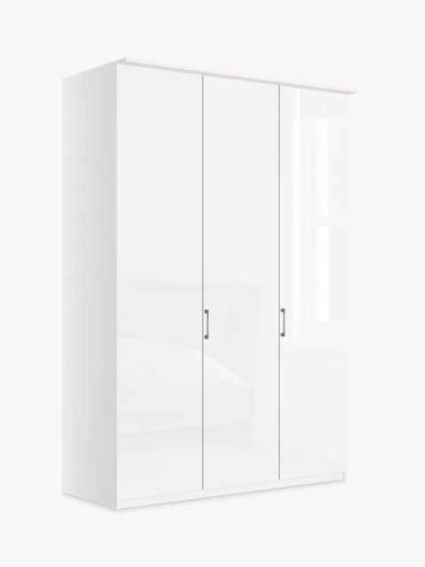 John Lewis Elstra 150cm Wardrobe with Glass Hinged Doors - image 1