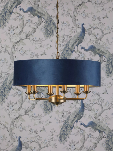Laura Ashley Sorrento 6 Arm Ceiling Light - image 1