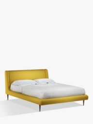 John Lewis Mid-Century Sweep Upholstered Bed Frame, King Size