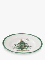 Spode Christmas Tree Earthenware Tea Plate, 15cm, Green - thumbnail 2