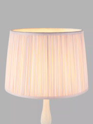 John Lewis Lymington Pleated Silk Tapered Lampshade - thumbnail 6