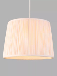 John Lewis Lymington Pleated Silk Tapered Lampshade - thumbnail 3
