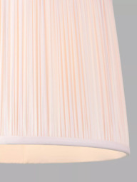 John Lewis Lymington Pleated Silk Tapered Lampshade - thumbnail 5