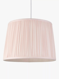John Lewis Lymington Pleated Silk Tapered Lampshade - thumbnail 2