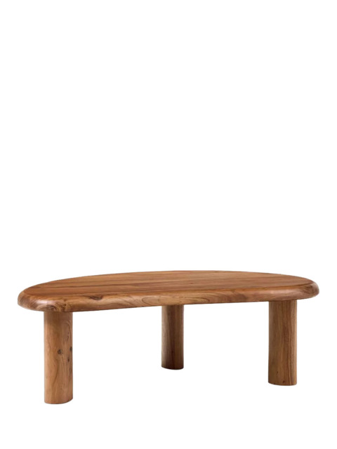 west elm Cannellini Acacia Wood Coffee Table, Cool Walnut - image 1