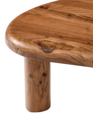 west elm Cannellini Acacia Wood Coffee Table, Cool Walnut - thumbnail 6