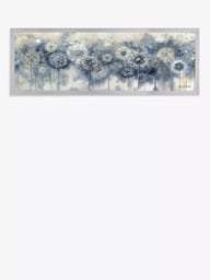 John Lewis Catherine Stephenson 'Blue Dandelion' Framed Print, 44.5 x 124.5cm - thumbnail 1