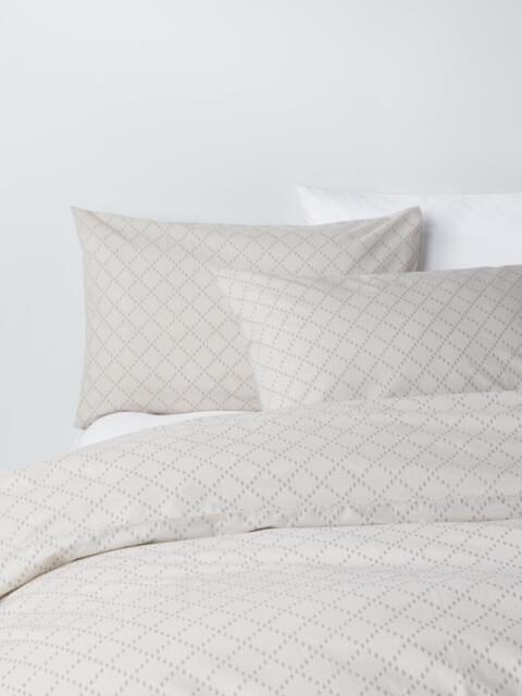 John Lewis Geo Cotton Rich Duvet Cover Set, Multi - image 1