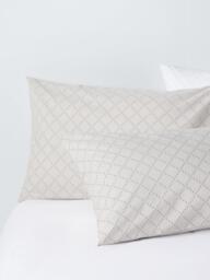 John Lewis Geo Cotton Rich Duvet Cover Set, Multi - thumbnail 2