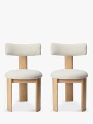 The Conran Shop Pip Dining Chair, Set of 2, Oak/Natural - thumbnail 1