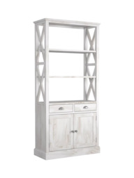 Laura Ashley Alderbury 2 Door, 2 Drawer Bookcase, White