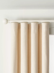 John Lewis Made to Order Select Curl Gliding Curtain Pole with Ball Finial, Wall Fix, Dia.30mm - thumbnail 5