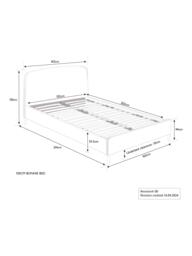 John Lewis Bonnie Upholstered Bed Frame, King Size - thumbnail 5