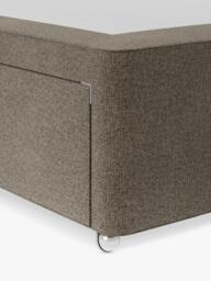 Hypnos Pocket Sprung Upholstered 2 Drawer Divan Base, Single - thumbnail 3