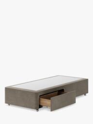 Hypnos Pocket Sprung Upholstered 2 Drawer Divan Base, Single - thumbnail 2
