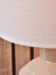 Pacific Nora Ceramic Table Lamp, Cream - thumbnail 5