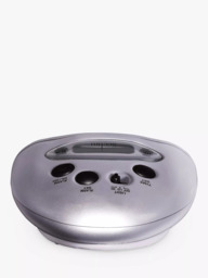 Acctim Eclipse Solar Dual Power Smartlite® Digital Alarm Clock, Silver - thumbnail 3