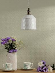 Laura Ashley Porcelain Pendant Ceiling Light, Set of 2, Cream - thumbnail 6