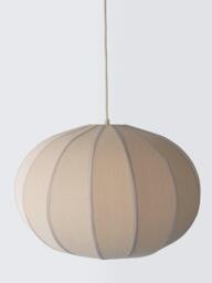 John Lewis Pumpkin Oversized Pendant Ceiling Light, Ivory - thumbnail 4