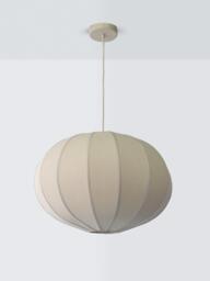 John Lewis Pumpkin Oversized Pendant Ceiling Light, Ivory - thumbnail 2