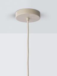 John Lewis Pumpkin Oversized Pendant Ceiling Light, Ivory - thumbnail 5
