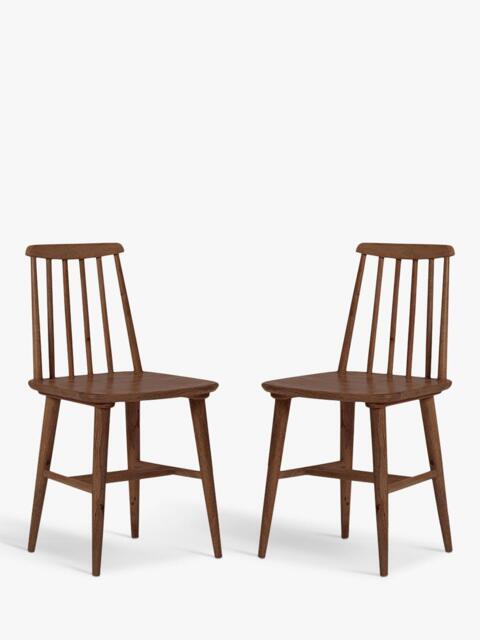 Swoon Ollie Dining Chair, Set of 2, Dark Brown - image 1