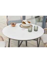 LG Outdoor Malibu 4-Seater Round Garden Dining Table & Chairs Set - thumbnail 6