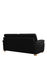 John Lewis Camden Large 3 Seater Leather Sofa, Light Leg - thumbnail 4
