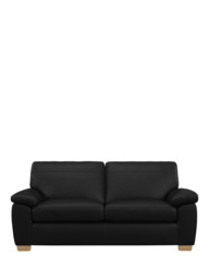 John Lewis Camden Large 3 Seater Leather Sofa, Light Leg - thumbnail 5