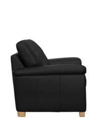 John Lewis Camden Large 3 Seater Leather Sofa, Light Leg - thumbnail 3