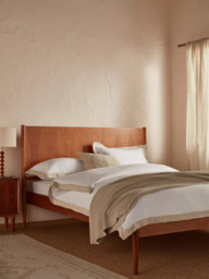 John Lewis Marquetry Wood Bed Frame, King Size, Natural - thumbnail 2