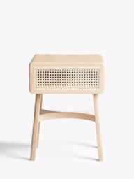 John Lewis Rattan Storage Bedside Table - thumbnail 3