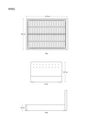 Swyft Bed 01 Upholstered Bed Frame, King Size - thumbnail 2