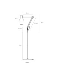 Anglepoise Type 75 Margaret Howell Edition Floor Lamp, Sienna - thumbnail 6