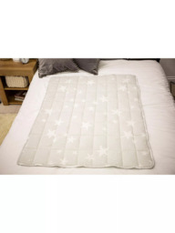 Rest Easy Sleep Better Star Weighted Blanket, Grey - thumbnail 6