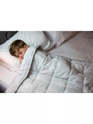 Rest Easy Sleep Better Star Weighted Blanket, Grey - thumbnail 3