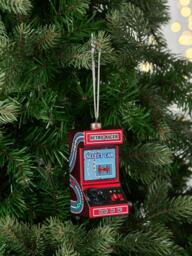 John Lewis The Enthusiast Retro Arcade Game Bauble, Multi - thumbnail 2
